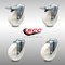 Service Caster 5 Inch SS Nylon Wheel Swivel Bolt Hole Caster Set with 2 Total Lock Brakes SCC SCC-SSBHTTL20S514-NYS-2-S-2 - alternate 1